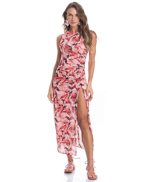Vestido Franzido em Tule Daniela Tombini 9452