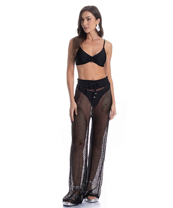 Calça Feminina em Rendão Daniela Tombini 1088