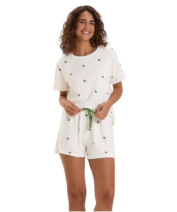 Pijama Feminino Curto Cor com Amor 2011128