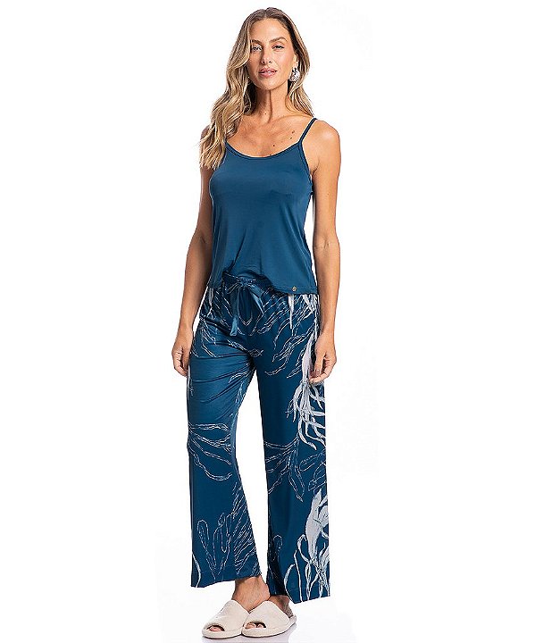 Pijama Femino Longo Regata Daniela Tombini 4182