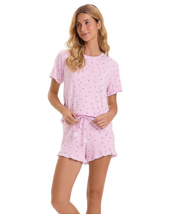 Pijama Feminino Curto Cor com Amor 2010962