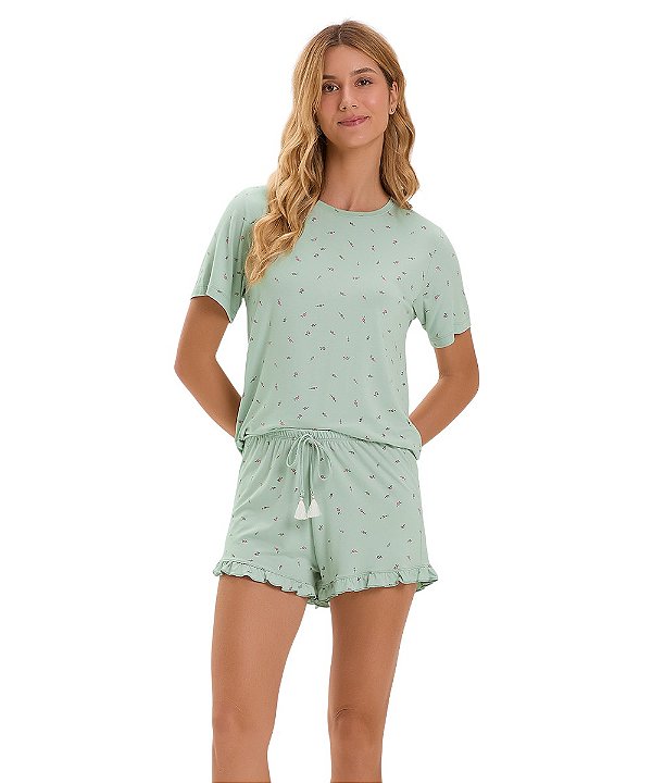 Pijama Feminino Curto Cor com Amor 2010961