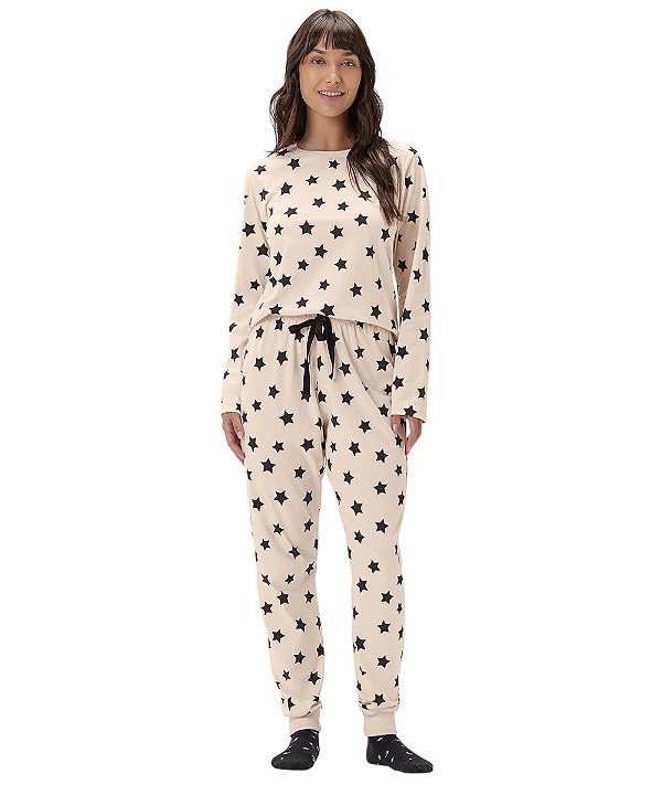 Pijama Feminino Longo Cor com Amor 2011312