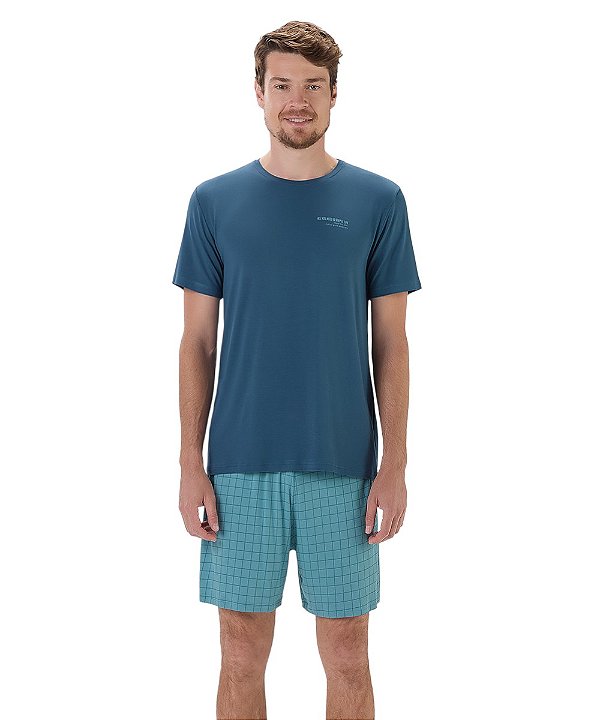 Pijama Masculino Curto Cor com Amor 2030188