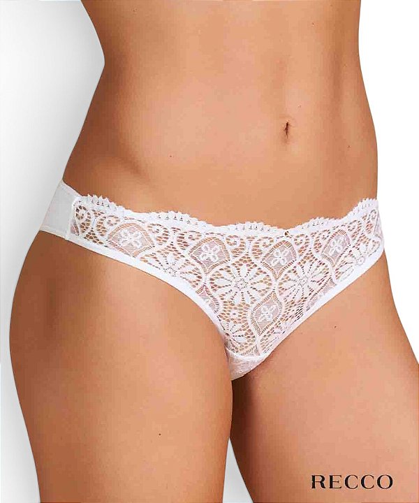 Calcinha Tanga em Renda Recco 18301