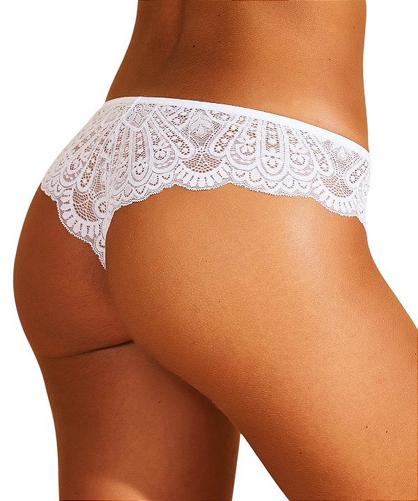 Calcinha Fio ental em Renda Recco 18397