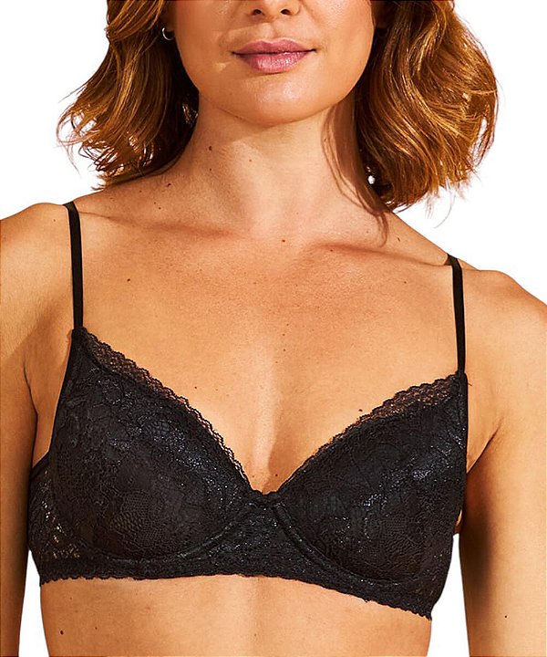 Sutiã com Bojo e Renda Recco 17884