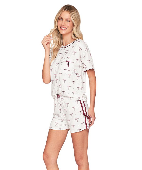 Pijama Feminino Curto Lua Lua 100.1107.85