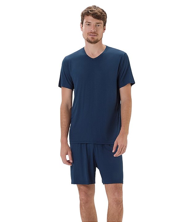 Pijama Masculino Curto Cor com Amor 2030195