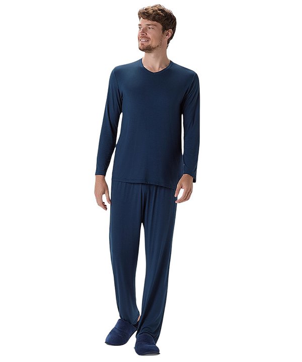 Pijama Masculino Longo Cor com Amor 2030196