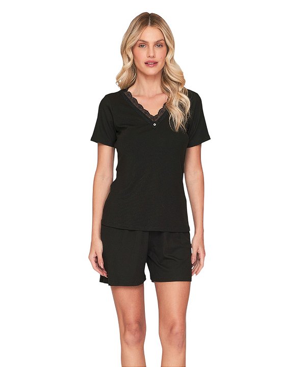 Pijama Feminino Curto Lua Lua  013110785