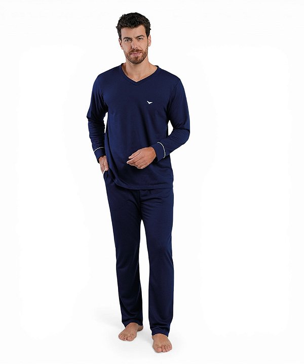 Pijama Masculino Longo em Moletinho Podiun 268144