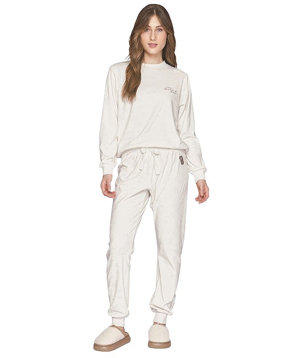 Pijama Feminino Longo Plush Lua Lua 101112485