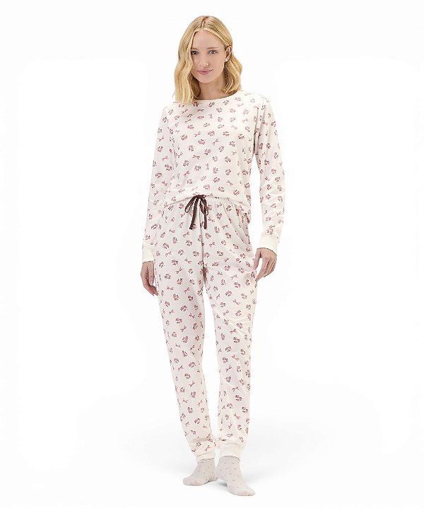 Pijama Feminino Longo Cor com Amor 2011155