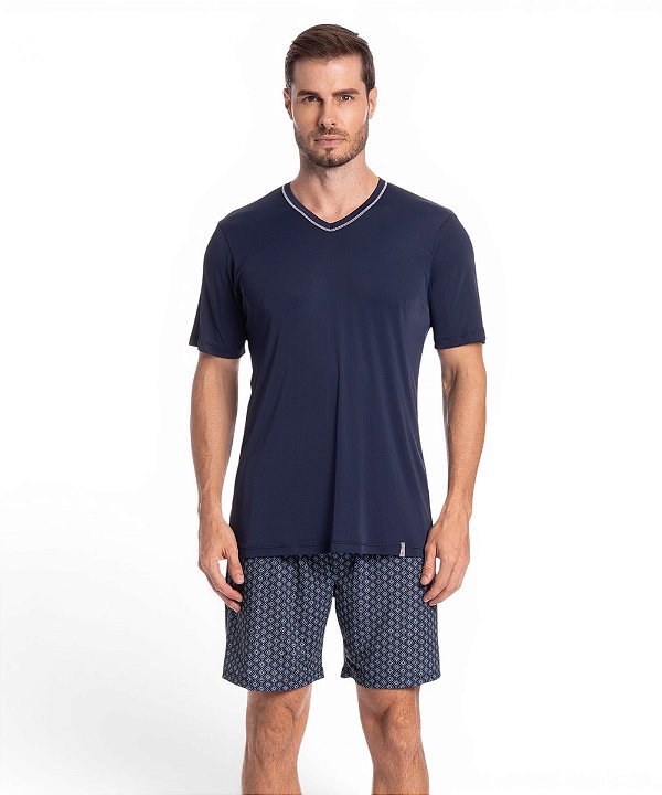 Pijama Masculino Curto Tombini 6890F