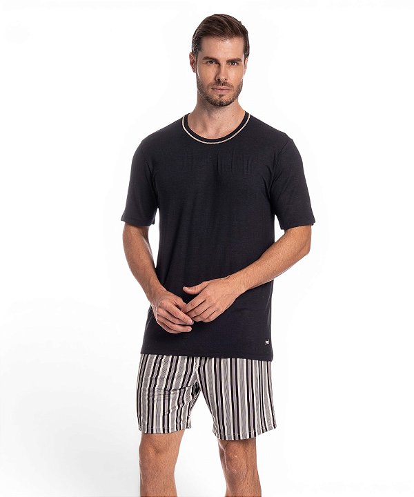 Pijama Masculino Curto Tombini 6818F