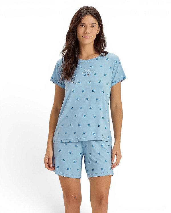Pijama Feminino Curto Cor com Amor 2011503