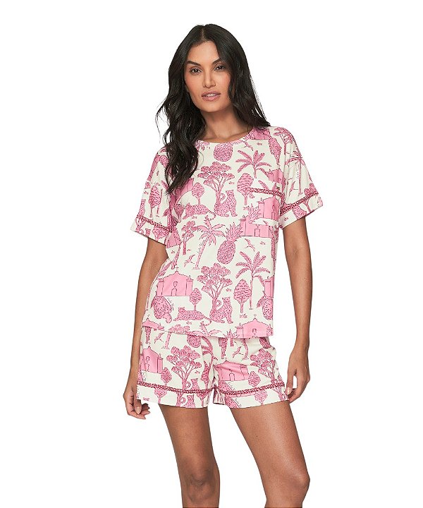 Pijama Feminino Curto Lua Lua 108110786