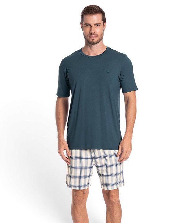 Pijama Masculino Curto Tombini 6866F