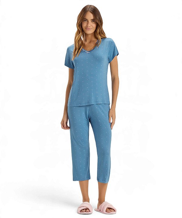 Pijama Feminino Pescador Cor com Amor 2011509