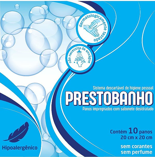 PRESTOBANHO COM 10 PANOS