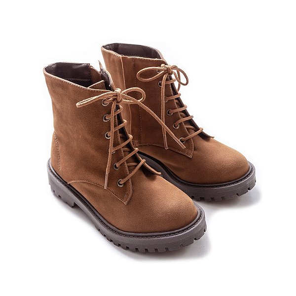 bota cano medio suede