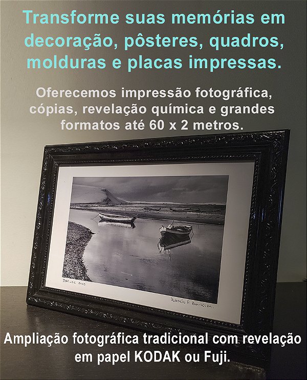 Ampliação Fotográfica em Grandes Formatos - Tradicional Processo C-Print