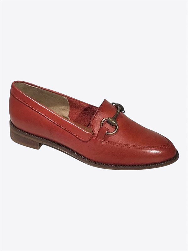Mocassim Brixton vermelho