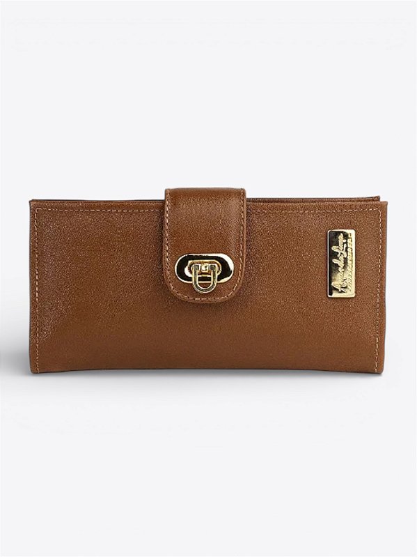 Carteira couro Caramelo