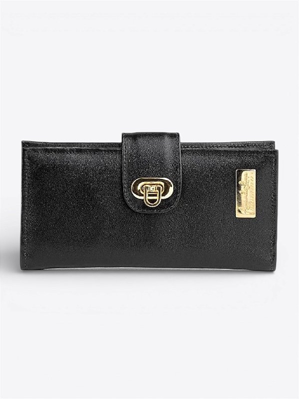 Carteira couro Preto