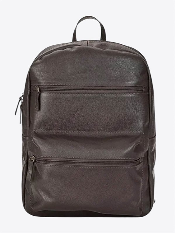 Mochila Notebook couro café