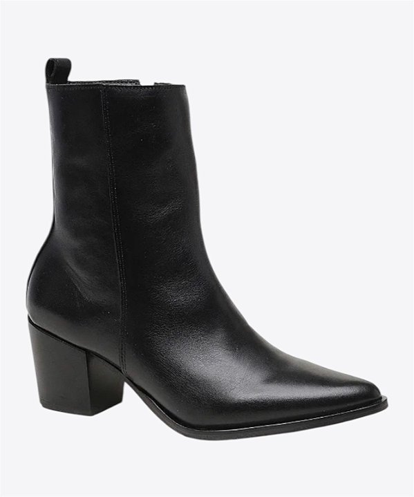 Bota Cano Médio Western Preta