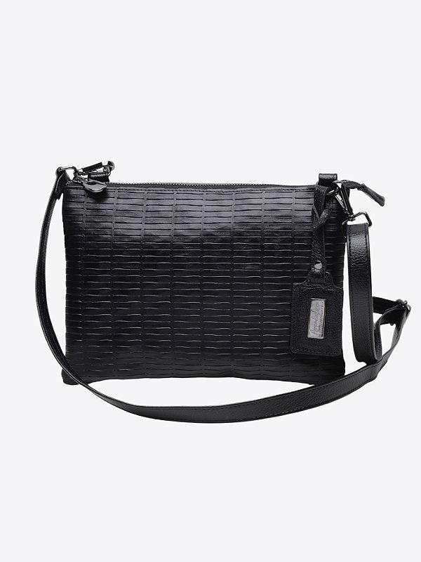 Bolsa Ava M tressê preto