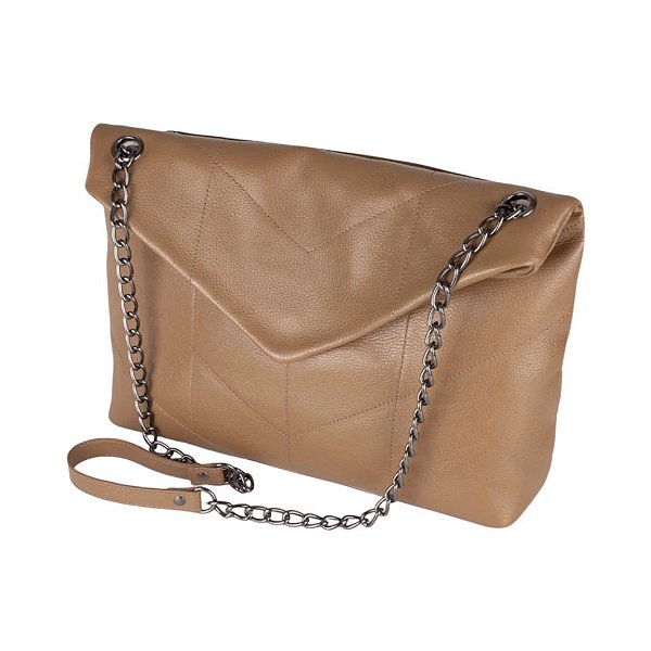 Bolsa envelope caramelo
