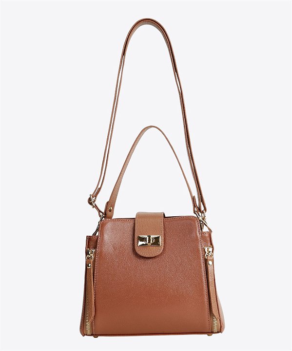 Bolsa mini baú Terracota