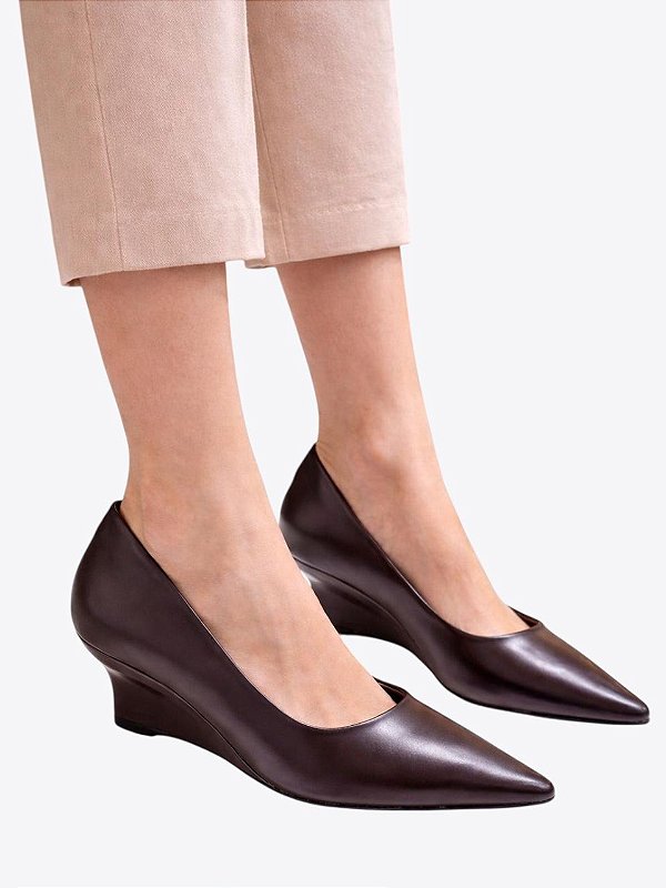 SCARPIN ANABELA CAFÉ