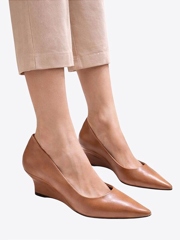 SCARPIN ANABELA CARAMELO