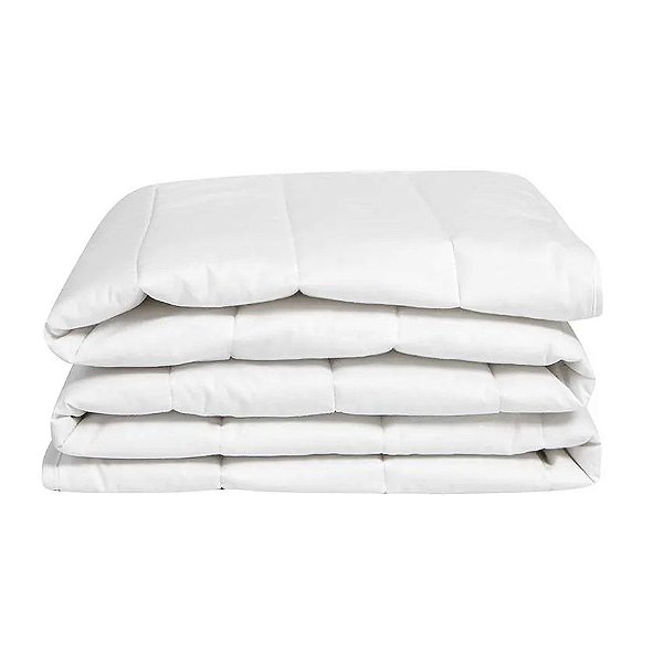 Cobreleito Matelassado Casal Percal 180 Fios Quality 50% Algodão/50% Poliester Branco 2,20X2,40m