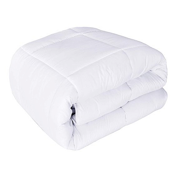 Edredom Queen Percal 180 Fios Manta 150g Quality 50% Algodão/50% Poliester Branco 2,60X2,40m