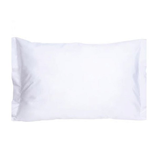 Fronha 2 Abas Avulsa Percal 180 Fios Quality 50% Algodão/50% Poliester 50X70cm