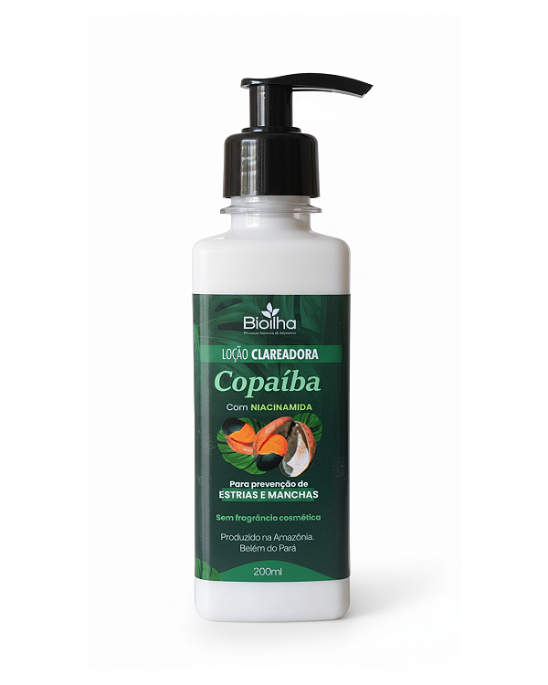 Loção Facial e corporal de Copaíba e Niacinamida 200ml (Copaiba & Niacinamide Facial & Body Lotion 140ml)