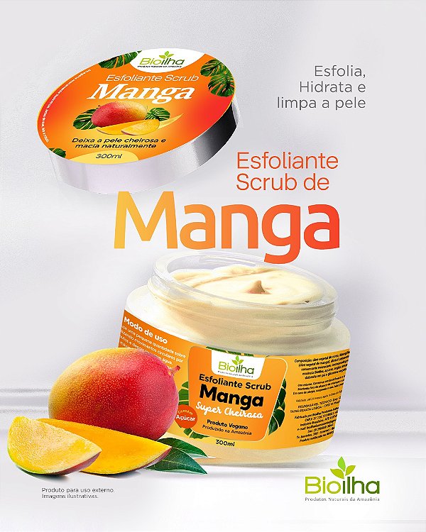 Esfoliante Scrub de Manga 300ml