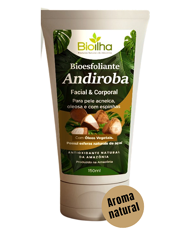 Bioesfoliante corporal e facial de andiroba 150ml