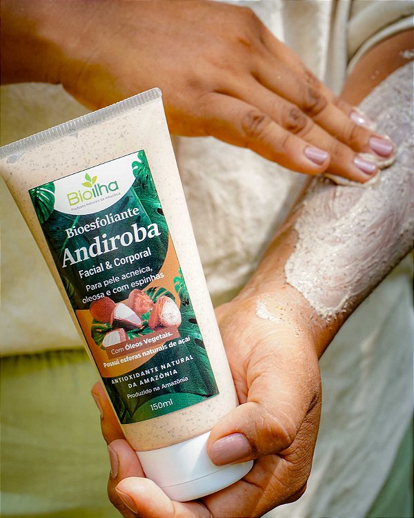 Bioesfoliante corporal e facial de andiroba 150ml