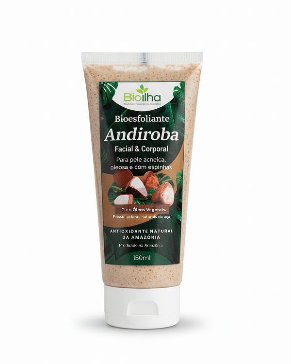 Bioesfoliante corporal e facial de andiroba 150ml (Andiroba Body & Facial Bio-Exfoliant 150ml)