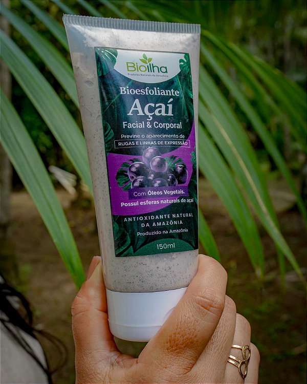 Bioesfoliante corporal e facial de açaí 150ml