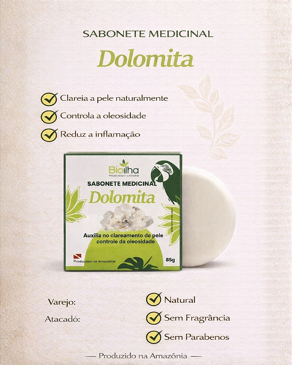 Sabonete de Dolomita (Dolomite Soap)