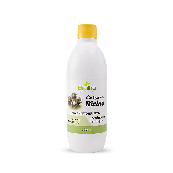 Óleo Vegetal de Rícino 500 ml (Castor Vegetable Oil 500ml)