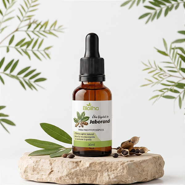 Óleo Vegetal de jaborandi 30 ml (Jaborandi Vegetable Oil 30ml)