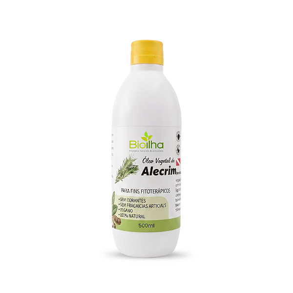Óleo Vegetal de Alecrim 500 ml (Rosemary Vegetable Oil 500ml)